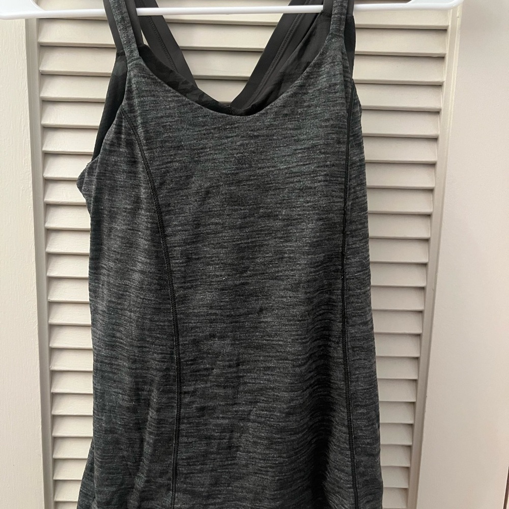 Lululemon Athletica Gray Relaxed Tank Top